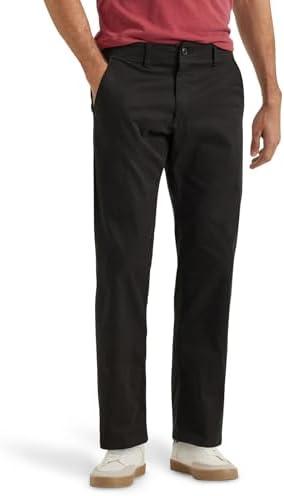Lee Men's Extreme Motion Flat Front Regular Straight Pant, 38x29