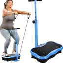 Lifepro TrimLite Vibration Plate with Handle Vibration Plate Exercise Machine with 99 Speed Levels, Bluetooth & Magnetic Acupoints Whole Body Vibrating Platform Machine for Lymphatic Drainage