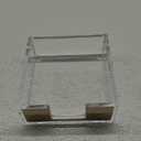 NatSumeBasics Gold Sticky Note Holder Clear Acrylic Post a Note Dispenser Cute Desk Organizer for Office Home School Aesthetic Accessories (Matt Gold)