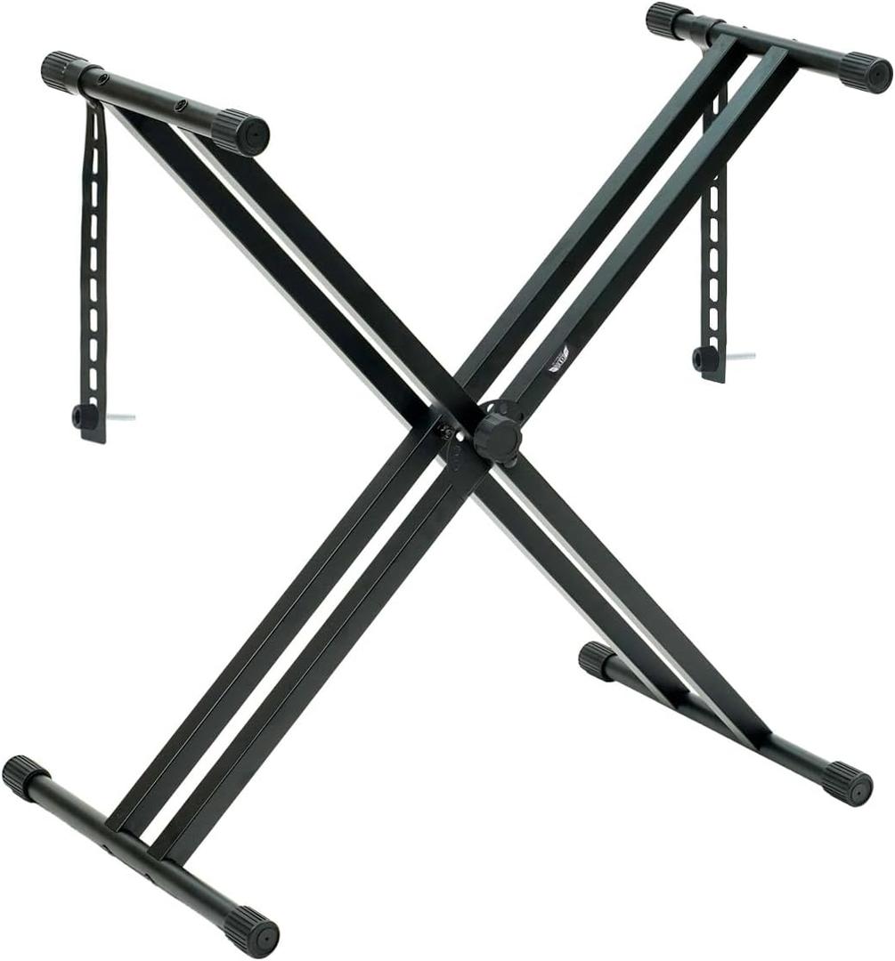 Stage Rocker Double X Keyboard Stand with Locking Straps, SR598000