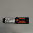 Rechargeable Work Light Portable LED Multi-use Magnetic Flashlight with Hanging Hook, Waterproof Work Flashlight for Car Repair Household Blackout and Emergency(Red)