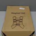 16lb Weighted Vest for Woman Men with Reflective Stripe, Size Adjustable Strength Training Weighted Vest for Walk Running Jogging