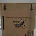 Signature Design by Ashley Mollviney Minimalist 2 Drawer Nightstand with USB Ports, 24.25" Tall, White