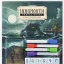 CrowD Games | Innsmouth Travel Guide | 1-4 Players | Ages 14 and up | Roll and Write | Tourism | Route Building | Lovecraft | Solo Mode Included | Average Playtime 30 min, 9.4 x 1 x 0.1 inches