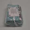 Modern Threads Organic Vines 6-Piece 100% Cotton Towel Set  Yarn Dyed Jacquard & Solid  Includes 2 Bath Towels, 2 Hand Towels, 2 Washcloths  Absorbent, Quick Dry, Soft & Durable  Aqua