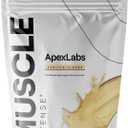 ApexLabs Apex Muscle Defense by Dr. Tracy Gapin Hydrolyzed Whey Protein Blend with HMB, Leucine, Ursolic Acid & Velositol Supports Lean Muscle Growth, Strength & Recovery, Vanilla, Best Before: 05/2028