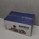 Ganiza Food Processor, 2-Speed Food Chopper Meat Grinder with 8 Cup Stainless Steel & 8 Cup Glass Bowls, Upgraded Button & Smart Overheat Protection Light - Includes Clean Brush, 2 Sets of Blades (Silver)