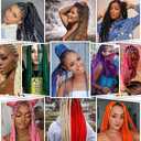 Pre stretched Braiding Hair 26 Inch Braiding Hair Extensions Hot Water Setting Synthetic Hair Pre Stretched Crochet Braids Hair(26 Inch,3Packs,1B/Silver#
