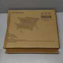 Bamboo Dish Drying Rack, Collapsible 2-Tier Dish Drainer Kitchen Plate Rack for Kitchen Countertop Foldable