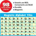Primary Concepts AA1421 Magnetic Alphabet Tiles for Grades K-3