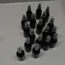 NOOEEISS Black Glass Small Spray Bottle 2 oz 18 Packs,Fine Mist Sprayer Small Clear Bottles,Refillable Containers mini spray bottles for Cleaning Solutions and Skin Care (Black 18pcs)