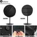 Wall Mount Fan Cover,Suitable for 18-20 Inch Industrial Fan and Pedestal Fan,Waterproof Dust Proof Anti-UV Outdoor Fan Covers,Black
