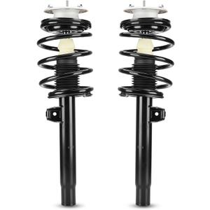 Front Complete Struts w/Coil Springs Shock Absorbers for 2001-2005 BMW 320i 325Ci 330i 330Ci, 2000 BMW 323Ci 323I 328Ci 328I, Replace for 171581 171582