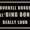 Doorbell Broken Yell Ding Dong Really Loud 30"x17" Welcome Large Summer Front Door Mat Halloween Doormat for Outdoor Entrance Home Indoor Funny Merry Christmas Cute Mats Entryway Rugs