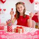 CZWZ 60Pcs Mini Multicolor Pen in One 4-in-1 Cute Pens Bulk for Kids, Ballpoint Pens for Birthdays and Children's Parties, Fun Pens Gifts Assorted Ink Kawaii Pen(Valentine)