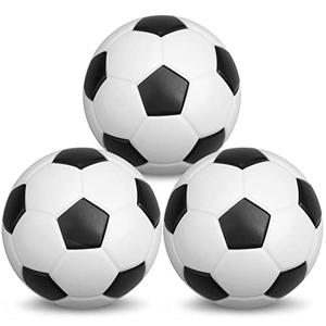5 Inch Foam Mini Soccer Balls for Indoor Mini Soccer Hoops, Soft Squishy Soocer for Soccer Game Sets | Swimming Pool Balls Beach Balls Great Sport Gift for Adults & Kids Sensory Stress Balls 3 Pack