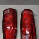 LED Tail Lights for Ford F250 F350 F450 F550 Super Duty 2008-2016,only fit Fleetside Bed Model, Rear Taillight Assembly, Black Housing Red Lens