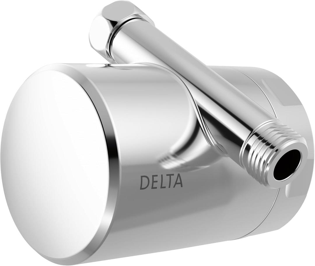 Delta Faucet Clarifi Standard Shower Filter Attachment with Filter, Shower Water Filter, Shower Head Filter, Chrome 7SF100
