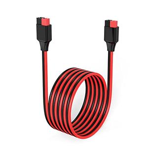 ELFCULB 10AWG 6FT Anderson Extension Cable 2 6 10 20 35 50FT Solar Extension Cable Anderson Connector for Portable Power Station Solar Generator Solar Panel (6FT)