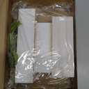 Yousoontic 5 Pcs Farmhouse Wooden Table Decor Rustic Tiered Tray Decor Neutral Block Sign Centerpiece with Bead Garland Faux Eucalyptus Leaves for Home Sweet Kitchen Entryway Living Room Shelves