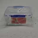 Sistema KLIP IT Rectangular Collection Food Storage Container, 101 oz./3 L, Clear/Blue
