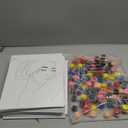 Sherr 75 Pcs 15 Set Pre Drawn Canvas Kit for Painting Craft Sip and Paint Kit for Adults Boho Black Women Pre Printed Canvas Painting Favor for DIY Black History Month Gifts Adult's Date Party