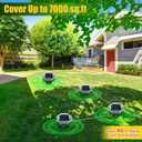Mole Repellent Solar Powered,8 Pack Gopher Repellent Ultrasonic Mole Stakes Spike Deterrent for Yard,Solar Rodent Repeller Outdoor for Vole Groundhog Snake Burrowing Animals for Lawns Gardens Farms