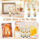 48 Sets a Little Cutie Is on The Way Hand Cream Gifts Bulk Baby Shower Hand Cream Travel Size Lotion Bulk Orange Party Supplies Favors Birthday for Guest