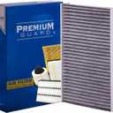 PG Cabin Air Filter PC99474C | Fits 2022-2025 Toyota Tundra, 2024-2025 Tacoma, 2023-2025 Sequoia, 2018-2025 Lexus LS500, 2024-2025 Toyota Land Cruiser, 2024-2025 Lexus GX550