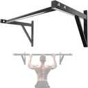 IRONWALLS Pull Up Bar Wall Mounted Home Gym, 500lbs Capacity Heavy Duty Iron Chin Up Bar Upper Body Workout Bar for Strength Training Equipment, Fitness Exercise Frame for Indoor Outdoor Use