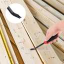 Staple Puller, Upholstery Staple Remover Tool Chrome Vanadium Steel Staple Lifter Staple Puller Pliers Nail Puller Suitable for Furniture Flooring Wooden Boxes (Black & Red)