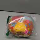 Letalong Dog Squeaky Plush Toy with Straps, 6-Inch Soft Stuffed Ball with Cotton Material and Bell Built-in, Pet Interactive Fetch Toy for Small to Large Dog