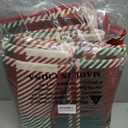 Christmas 6x9 Area Rugs for Living Room Bedroom,Xmas Checkered Buffalo Plaid Rug,Machine Washable Low Pile Non Slip Soft Indoor Floor Carpet,Holiday Decorative Rug for Dining Room,Ivy-Red Tartan