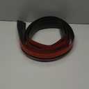 10Ft Floor Cord Cover Silicone Cable Protector Easy to Install Wire Organizer and Hider Ideal Extension Cord Cover for Home, Office, Garage (Black-10Ft)