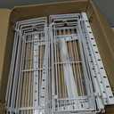 12.3" W Narrow Over the Door Pantry Organizer, 6-Tier Over the Door Organizer with Adjustable Basket, Pantry Door Organization for Pantry Kitchen Storage Room Spice Rack, White