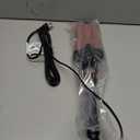 Three Barrel Curling Iron 7/8 Inch (22mm), 7 Heat Settings 180-430F, Ceramic Triple Hair Waver for Beach Waves, Dual Voltage 110-240V, Auto Shut-Off, Glove Included, Pink