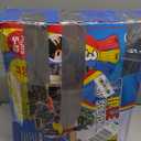 JAMBO Premium Triple Water Slide with 3 Bodyboards, 20Ft Heavy Duty Slip Splash and Slides-Advanced 3-Way Sprinkler System, Splash Pad Mat Backyard Summer Outdoor Water Toys n Long Slides for Kids