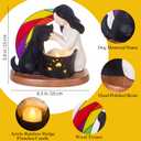SIGUEJOR Dog Memorial Gifts with Rainbow Bridge, Gift for Dog Lovers