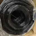 FOREHOGAR Black PVC Coated Welded Wire Fence 48 Inch x 50 Foot, 2 Inch x 3 Inch 16GA, Garden Border Fencing Roll Vinyl Coating Metal Wire Mesh for Yard Vegetable Plant Protection Poultry Netting