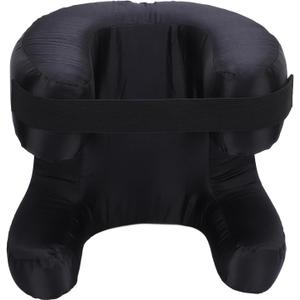 Comfortable Face Pillow, Silk Fabric Memory Foam, Soft Cushioning Ergonomic Beauty Pillow Side Sleeper (Black)