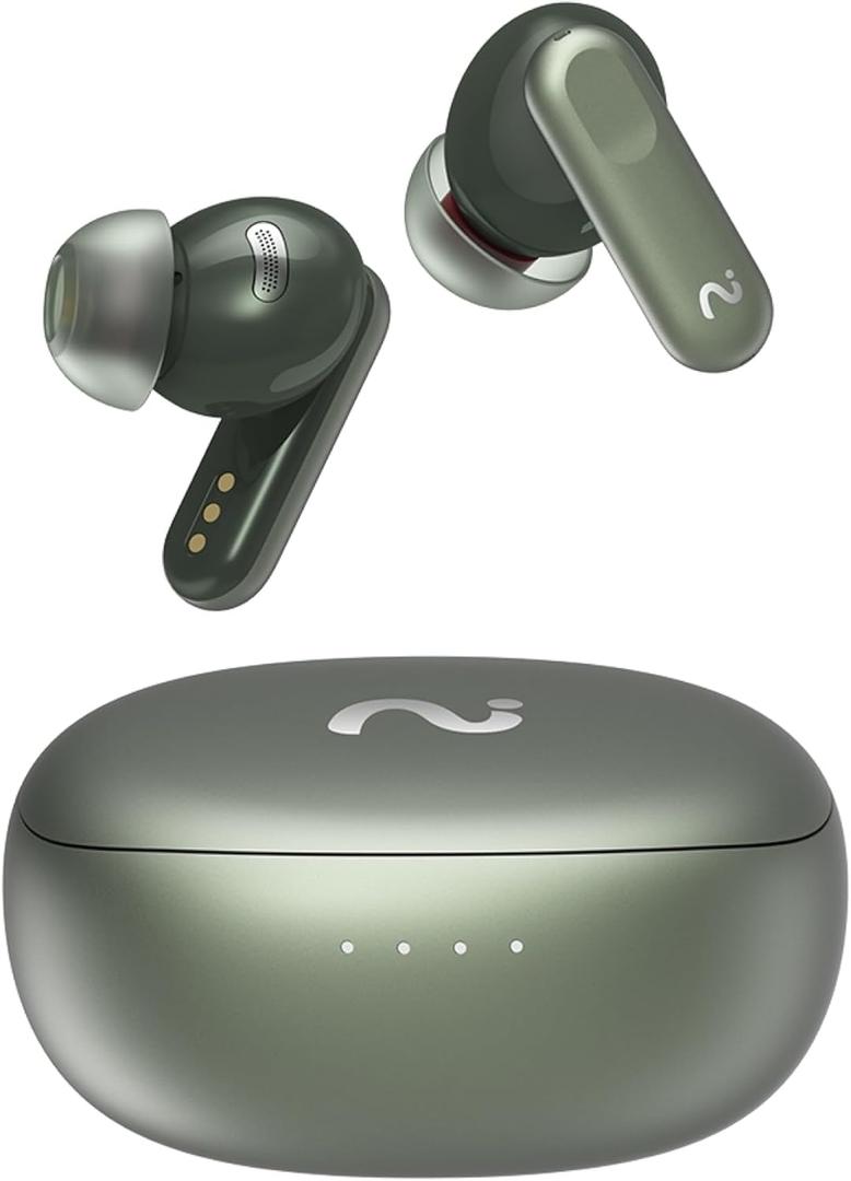 VIAIM Nano+ AI Smart Earbuds – 4-in-1 Noise Cancelling Wireless Earbuds with Voice Recorder, Real-Time Translator & Transcriber, IPX5, 40H Battery Life (Green) 