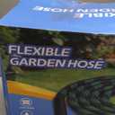 Garden Hose, Flexible Expandable Hose, 15m, Black and Orange, TPE and Fabric, 10 Function Nozzle, Wall Mount Attachment, 1 Pack