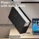 Ansook Hanging File Folders Legal Size,Heavy Duty 3" Expansion File Folder Hanging with 1/5 Tabs,6 Pack Extra Capacity File Cabinet Folders,Hanging File Organizer for File Frame & File Storage Box