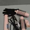 Hair Dryer Brush, 4 in 1 Rotating Round Hot Air Spin Brush Set Negative Ionic Professional Blow Dryer with Detachable Brush(2" & 1.5"), 3 Heats and 2 Speeds Rotating Blow Dryer Brush