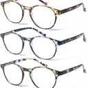 NORPERWIS 5 Pairs Reading Glasses - Standard Fit Spring Hinge Readers Glasses for Men and Women (Multicolor, 1.75, x)