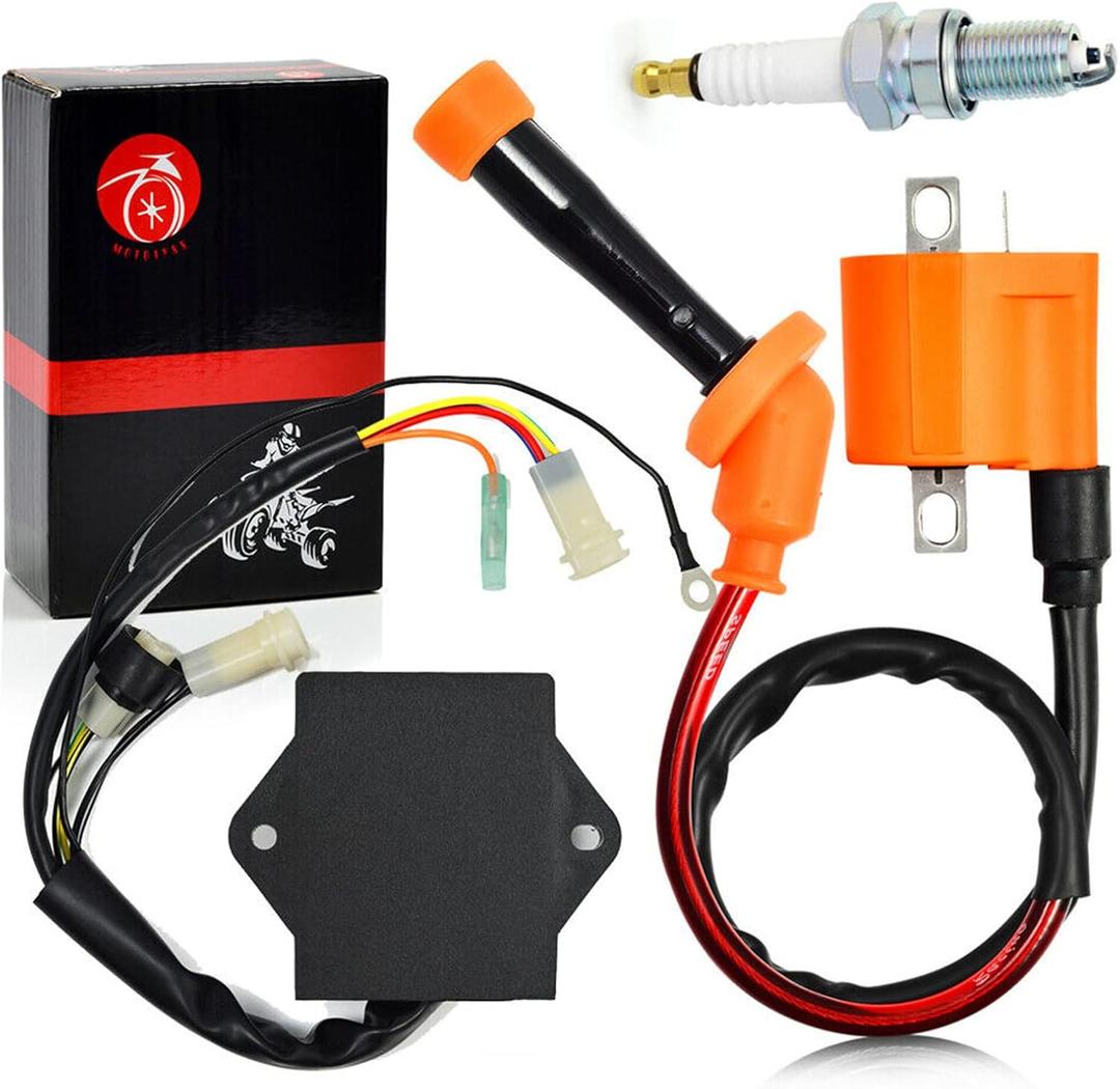 Igniter CDI Box and Ignition Coil For Yamaha Big Bear 350 YFM350FW 4x4 1990-1994 3HN-85540-10-00