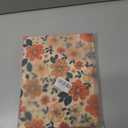 70s Retro Floral Flowers Placemats Set of 6 Washable Table Mats for Kitchen Dining Table,Heat-Resistant Place Mats for Indoor Outdoor Party Holiday Decoration