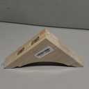 Ekena Millwork BKTW01X08X08OLRW Medium Olympic Wood Wood Brackets, 1 3/4"W x 8"D x 8"H , Rubberwood