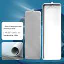 Air Conditioner Drip Tray Condensate Drain Pan, Portable Ac Drip Pan Ac Condensate Water Catcher for Indoor and Outdoor Split Air Conditioners, 28x9in