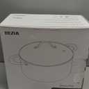 BEZIA Large 12 Quart Nonstick Cooking Pot with Lid, Induction Stock Pot, Soup Pot for All Stovetops, Non-toxic and Oven Safe, PFOA PFAS Free, Golden (12qt/11.8in)